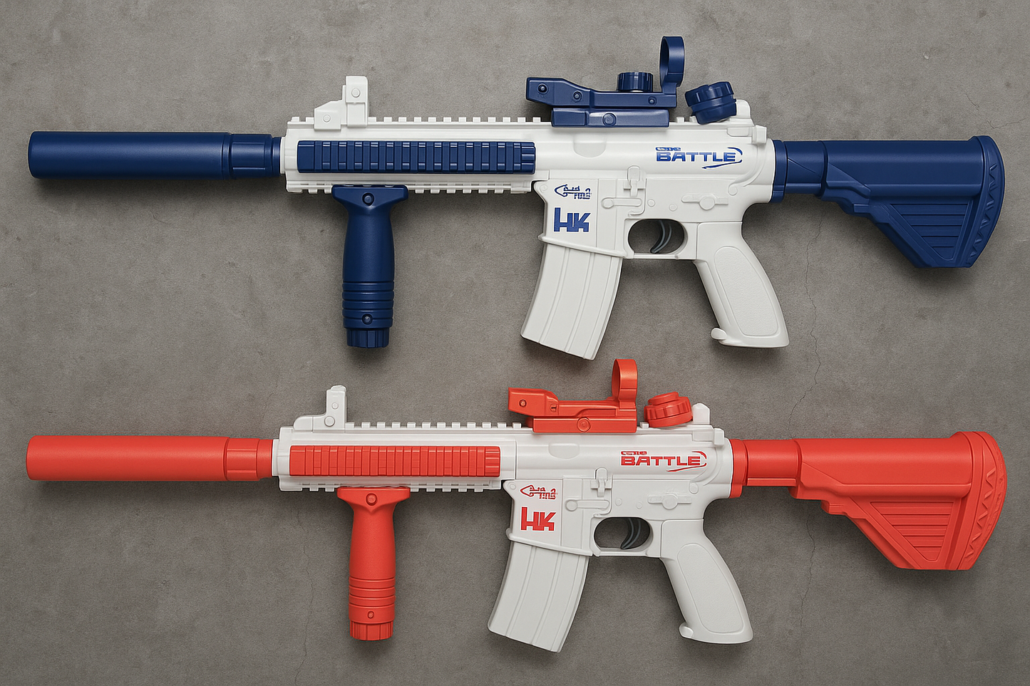 Double Pack Blue & Pink M416 Water Guns