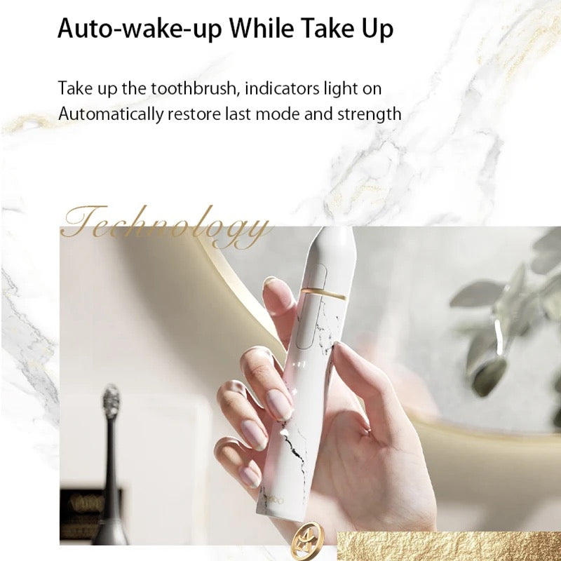 White - Electric Toothbrush ApiYoo P8A