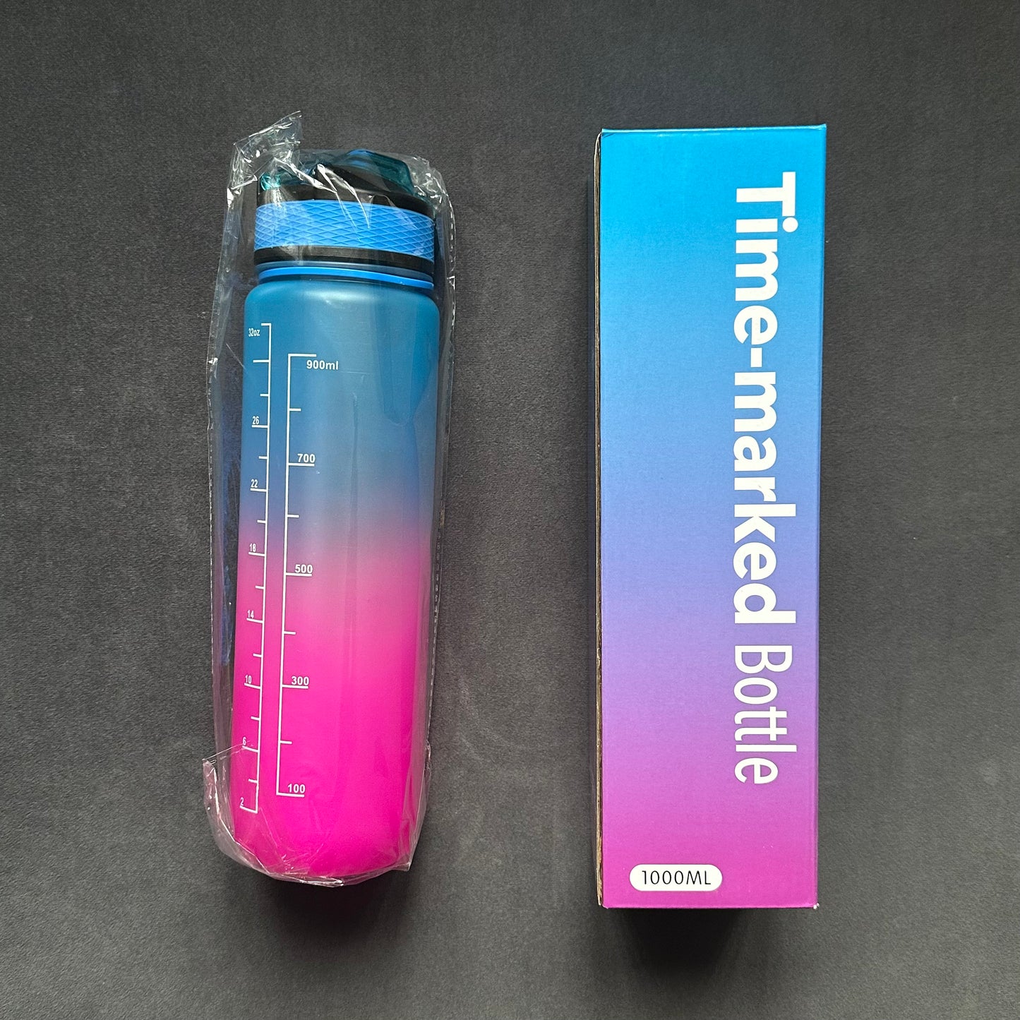 Water Bottle Blue & Pink